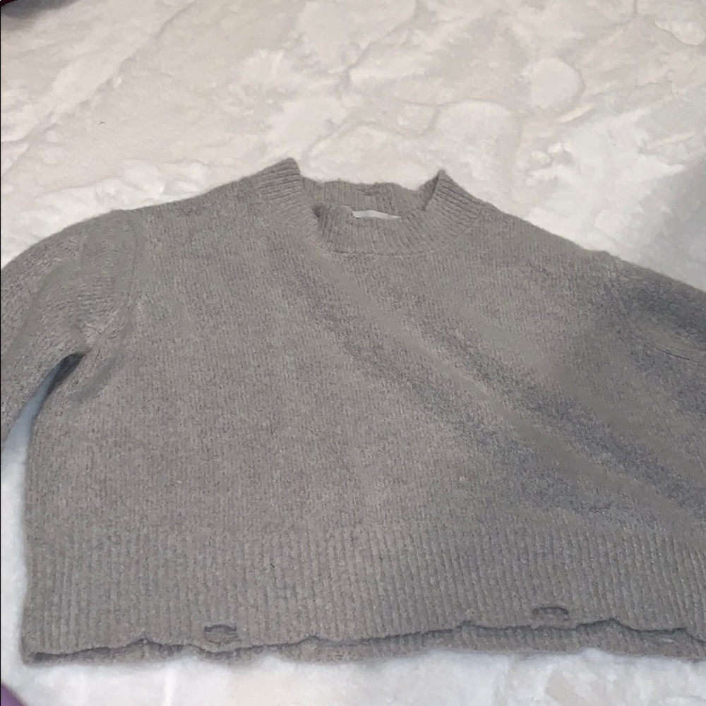 Zara knit size small grey